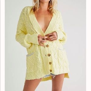 Free People cardigan sweater XL